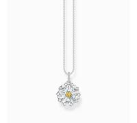 Thomas Sabo Charm Club Charming Sterling Silver Lovely Daisy Necklace KE2086-051-4 - Refined - Sterling Silver / Zirconia