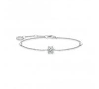 Thomas Sabo Charm Club Charming Sterling Silver Snowflake White Stones Bracelet - Sterling Silver / Zirconia