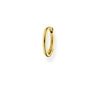 Thomas Sabo Charm Club Charming Yellow Gold Hoop Single Earring 15mm CR661-413-39 - Bold - Sterling Silver