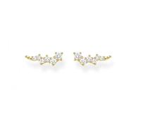 Thomas Sabo Charm Club Charming Yellow Gold Stone Cluster Ear Climbers H2157-414-14 - Timeless - Sterling Silver