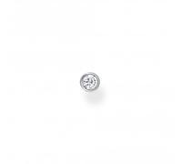 Thomas Sabo Charm Club Charming Zirconia Bezel Setting Single Ear Stud H2136-051-14 - Elegant - Sterling Silver
