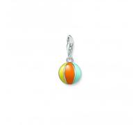 Thomas Sabo Charm Club Charmista Charmista Multicoloured Cold Enamel Beach Ball Charm Pendant - Sterling Silver / Cold Enamel / Zirconia