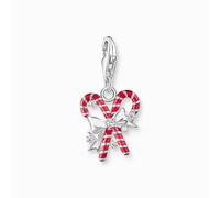 Thomas Sabo Charm Club Charmista Sterling Silver Enamel Candy Canes Charm 2197-041-7 - Exclusive - Enamel / Sterling Silver / Zirconia