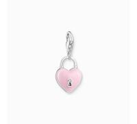 Thomas Sabo Charm Club Charmista Sterling Silver Enamel Zirconia Pink Three-dimensional Heart