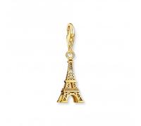 Thomas Sabo Charm Club Charmista Sterling Silver Gold Plated Zirconia Eiffel Tower Charm