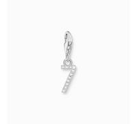 Thomas Sabo Charm Club Charmista Sterling Silver Zirconia Number 7 Charm 2131-051-21 - Elegant