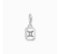 Thomas Sabo Charm Club Charmista Sterling Silver Zirconia Zodiac Sign Gemini Charm 2145-643-21 -
