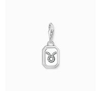 Thomas Sabo Charm Club Charmista Sterling Silver Zirconia Zodiac Sign Taurus Charm 2151-643-21 -