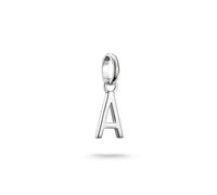 Thomas Sabo Charm Club Connect A Initial Charm Pendant 1.8 x 0.7cm
