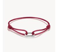 Thomas Sabo Textile Bracelet Red Connect 925 Sterling Silver C1210-001-50-L24V