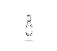 Thomas Sabo Charm Club Connect C Initial Charm Pendant 1.8 x 0.7cm