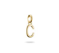 Thomas Sabo Charm Club Connect CC1209-413-39 18ct Recycled Gold Plated Letter C Pendant
