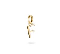 Thomas Sabo Charm Club Connect CC1212-413-39 18ct Recycled Gold Plated Letter F Pendant