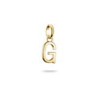 Thomas Sabo Charm Club Connect CC1213-413-39 18ct Gold Plated Recycled Sterling Silver Letter G Charm
