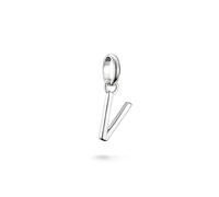 Thomas Sabo Charm Club Connect CC1228-001-21 Recycled 925 Silver Letter V Charm