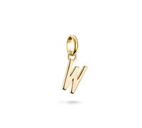 Thomas Sabo Charm Club Connect CC1229-413-39 18K Gold Plated 925 Sterling Silver Letter W Pendant