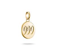 Thomas Sabo Charm Club Connect CC1256-414-14 18ct Gold Plated 999 Sterling Silver Recycled Angel Pendant
