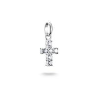 Thomas Sabo Charm Club Connect CZ Cross Charm Pendant 2 x 0.9cm