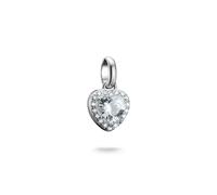 Thomas Sabo Charm Club Charming Connect Sterling Silver Heart - Sterling Silver / Zirconia