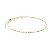Thomas Sabo Charm Club Connect Figaro Design Gold Tone Bracelet 0.14cm, 16-19cm