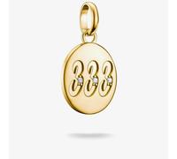 THOMAS SABO Charm Club Connect Gold Plated 333 Angel Number Charm CC1250-414-14