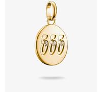 THOMAS SABO Charm Club Connect Gold Plated 555 Angel Number Charm CC1252-414-14