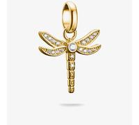THOMAS SABO Charm Club Connect Gold Plated Dragonfly Charm CC1285-414-14