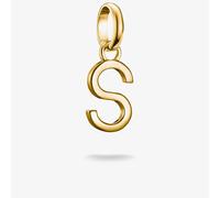 THOMAS SABO Charm Club Connect Gold Plated Letter S Charm CC1225-413-39