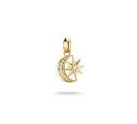 Thomas Sabo Charm Club Connect Moon And Star CZ Charm 2.0 x 1.3cm