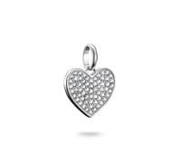 Thomas Sabo Charm Club Connect Pave Heart Charm Pendant 1.8 x 1.5cm
