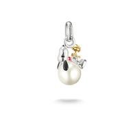 Thomas Sabo Charm Club Charming Connect Sterling Silver Peanuts - Sterling Silver / Rhodium Plated / Enamel