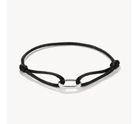 Thomas Sabo Textile Bracelet Black Connect 925 Sterling Silver C1210-001-11-L24V