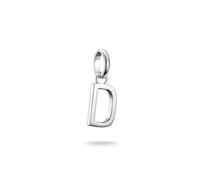 Thomas Sabo Charm Club Connect Recycled 925 Silver Letter Charm, one size, Sterling Silver, No Gemstone