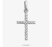 THOMAS SABO Charm Club Connect Silver Cubic Zirconia Cross Charm CC1203-051-14
