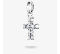 THOMAS SABO Charm Club Connect Silver Cubic Zirconia Cross Charm CC1206-051-14