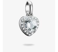 Thomas Sabo Charm Club Charming Connect Sterling Silver Heart - Sterling Silver / Zirconia
