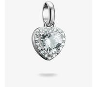 THOMAS SABO Charm Club Connect Silver Cubic Zirconia Heart Charm CC1278-051-14
