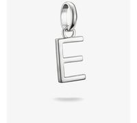 Thomas Sabo Charm Club Connect E Initial Charm Pendant 1.8 x 0.7cm