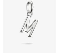 Thomas Sabo Charm Club Connect M Initial Charm Pendant 1.8 x 0.7cm