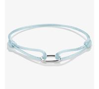 THOMAS SABO Charm Club Connect Turquoise Textile Bracelet C1210-001-17-L24V