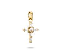 Thomas Sabo Charm Club Connect Vintage Cross Gold Tone Charm Pendant 2.5 x 1.3cm