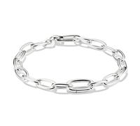 Thomas Sabo Charm Club Connect Wide Oval Link Charm Bracelet 0.8 x 1.6cm, 19cm