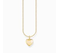 Thomas Sabo Charm Club Essentials Silver Sterling Gold Plated Heart Necklace
