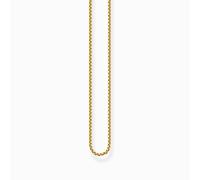 Thomas Sabo Charm Club Essentials Sterling Silver Gold Plated Venetian Design Necklace