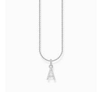 Thomas Sabo Charm Club Essentials Sterling Silver With Zirconia letter A Pendant