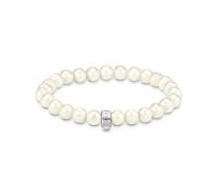 Thomas Sabo Charm Club Original Freshwater Cultured Pearls Bracelet 0.8cm, 17cm