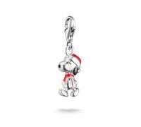 Thomas Sabo Charm Club Sterling Silver Peanuts Santa Edition - Sterling Silver / Rhodium Plated / Enamel