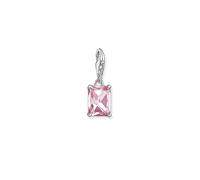 THOMAS SABO Charm Club Pink Stone Charm Silver
