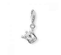 Thomas Sabo Women Charm Pendant Crown Charm Club 925 Sterling Silver 0887-001-12