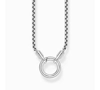 Thomas Sabo Charm Club Sterling Silver 2.7mm Venetian Round Clasp Necklace - Sterling Silver